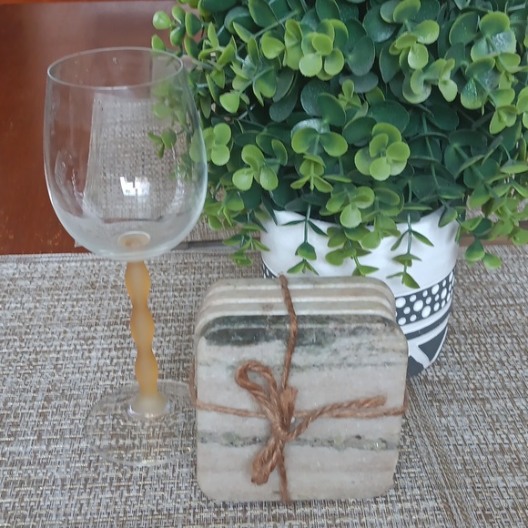 Home Essentials Other - New.4 beautiful stone coasters.